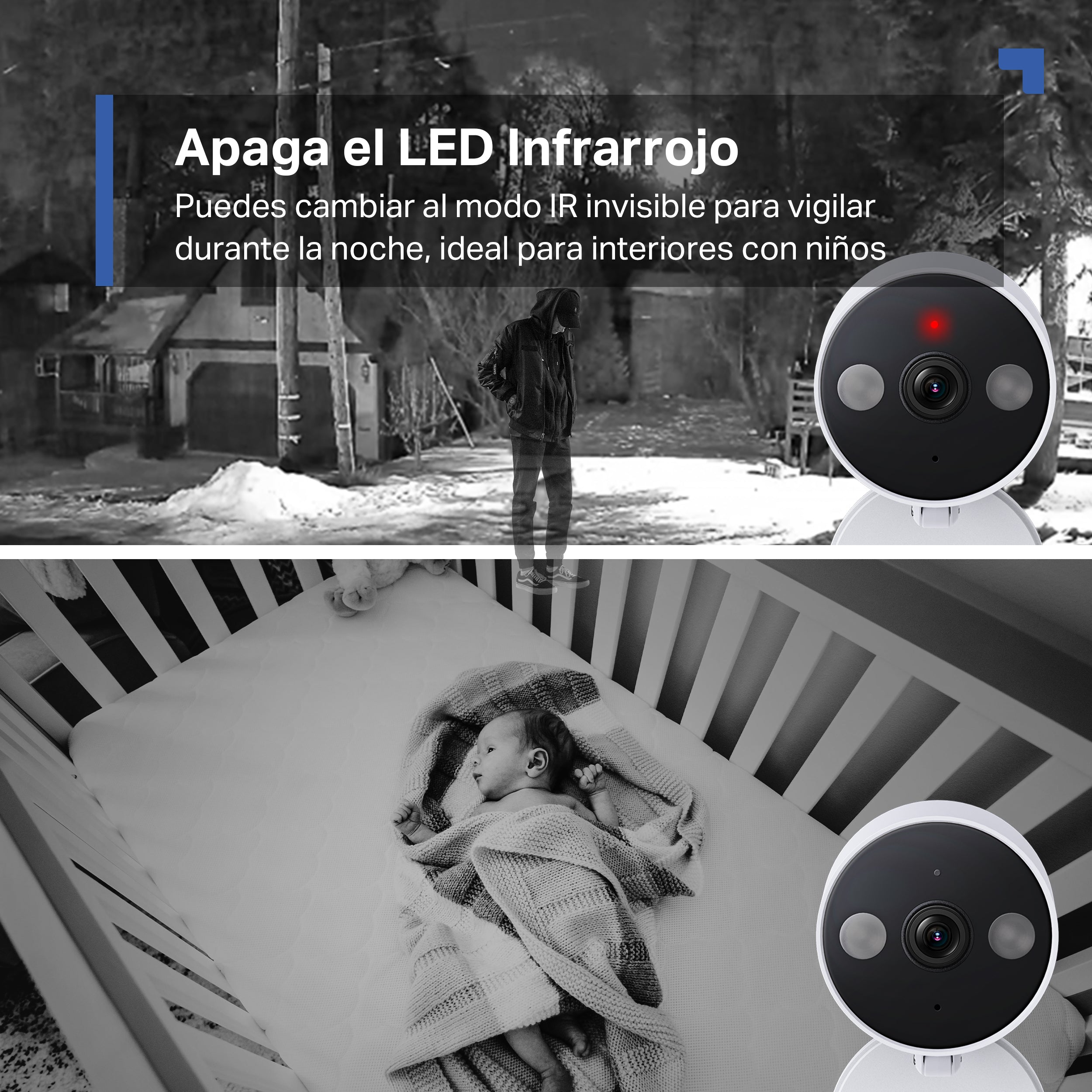 TAPO C120 - Cámara de seguridad Wi-Fi Inteligente 2K